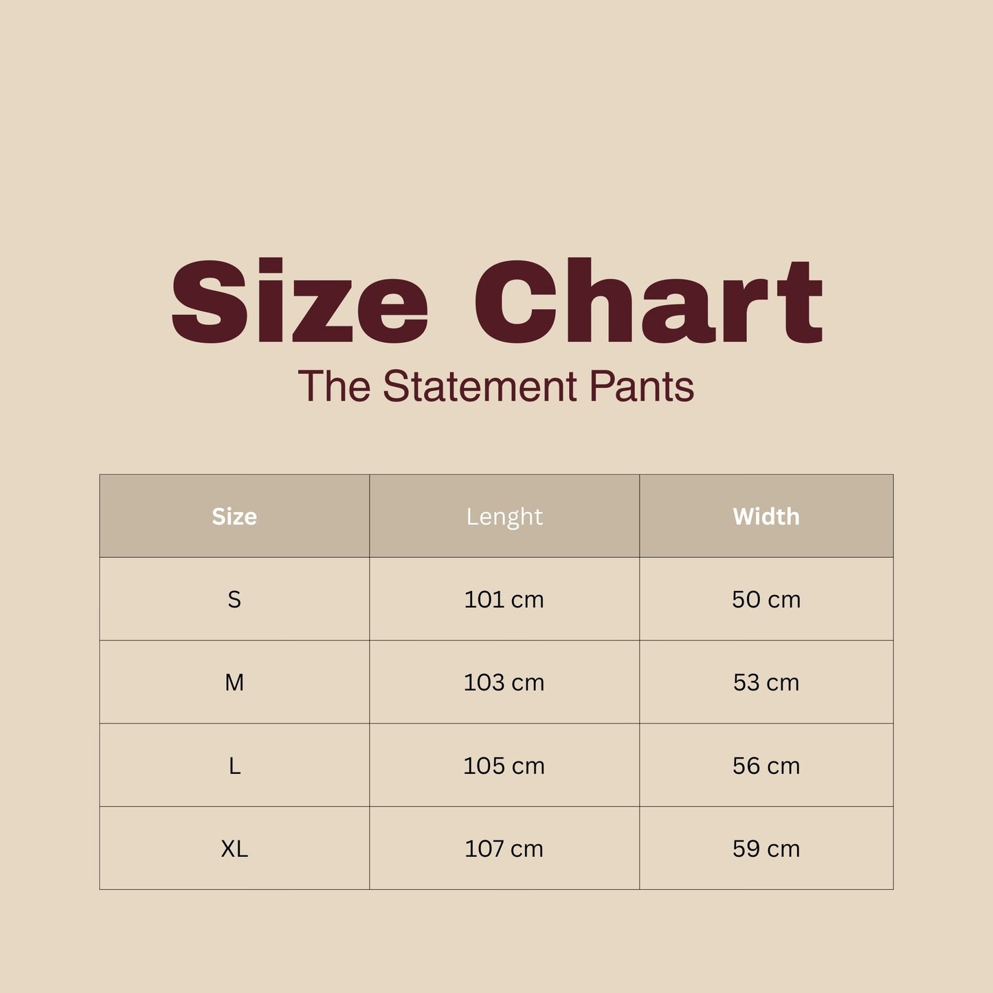 The Statement Pants in Beige