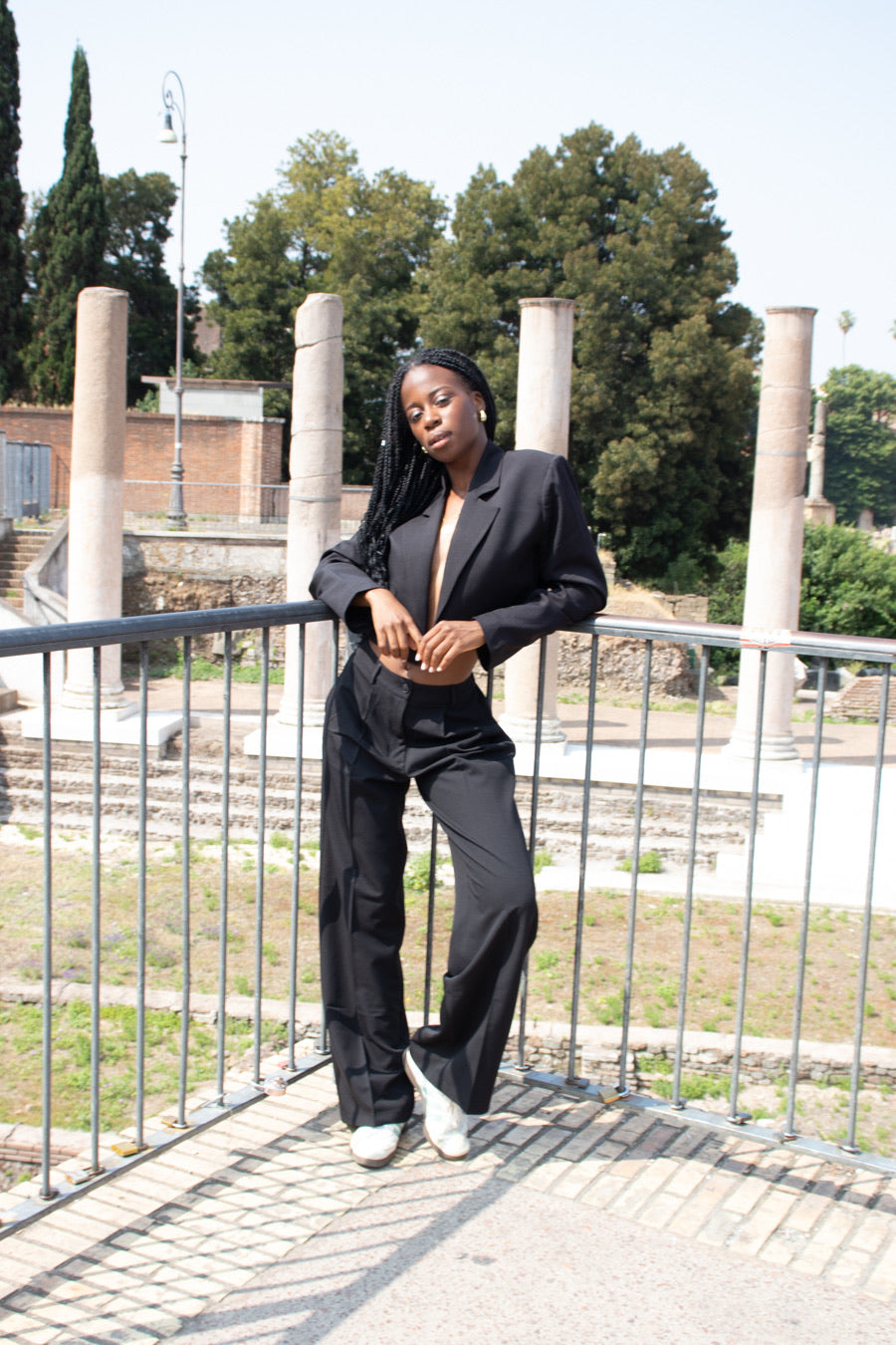 The office pants in Black