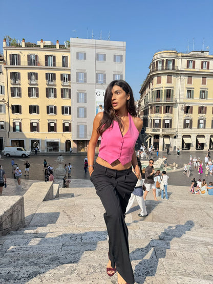 The sassy vest in Pink