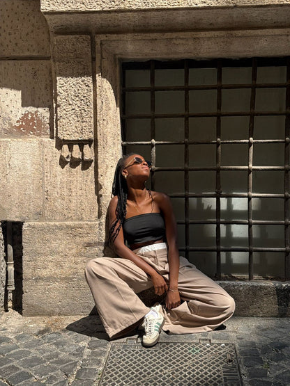 The Statement Pants in Beige