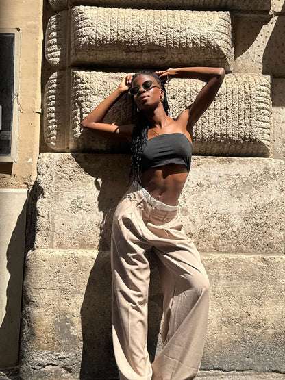 The Statement Pants in Beige